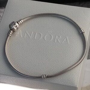 Pandora Authentic charm  bracelet 8.3" sterling silver 925 ALE